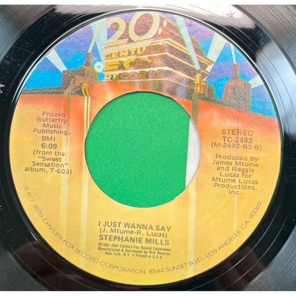 Stephanie Mills Two Hearts / I Just Wanna Say 45 Soul Funk Disco 1981 20th Cent - Picture 2 of 6